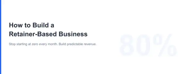 Retainer-Based Business Model Featured Image
