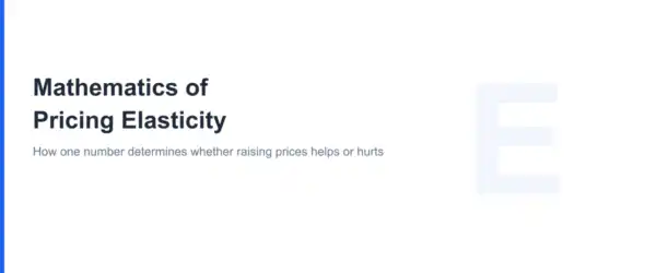 Pricing Elasticity Mathematics Featured Image