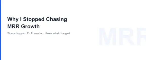 MRR Growth Obsession Featured Image