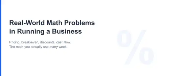 Business Math Problems Featured Image