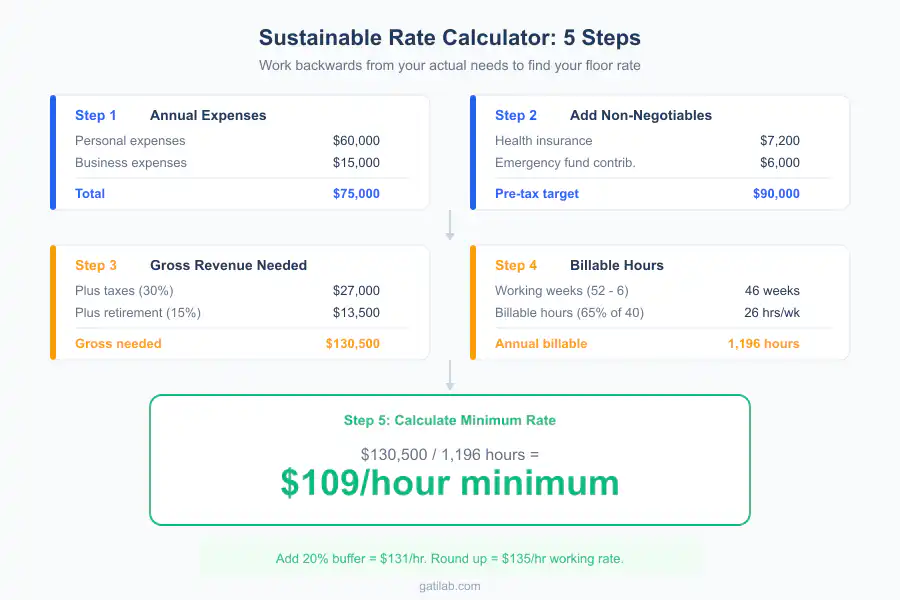 Sustainable Freelance Pricing - Infographic 2