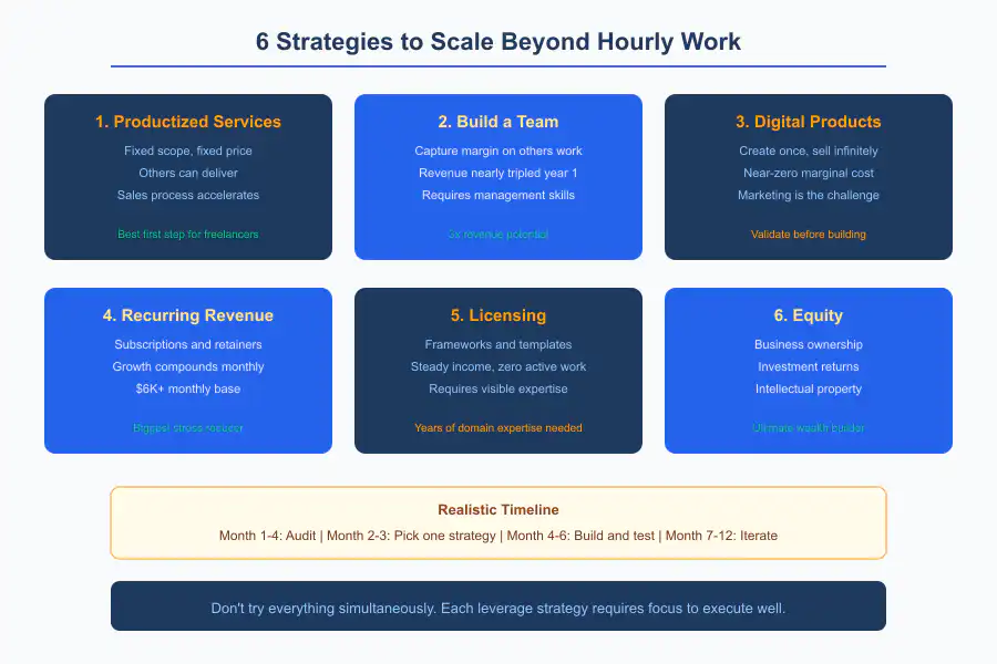 Scale Beyond Time for Money - Infographic 2