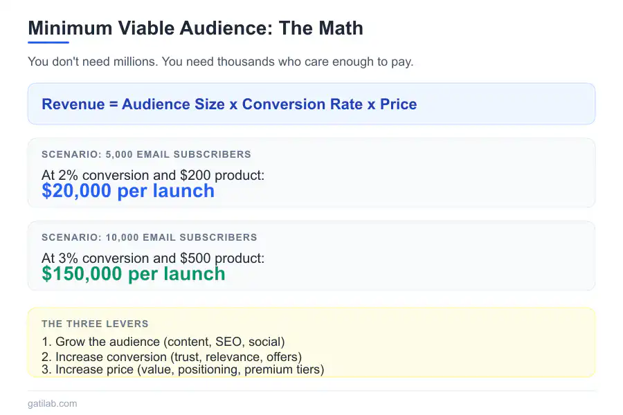 Audience Building Before Product - Infographic 2