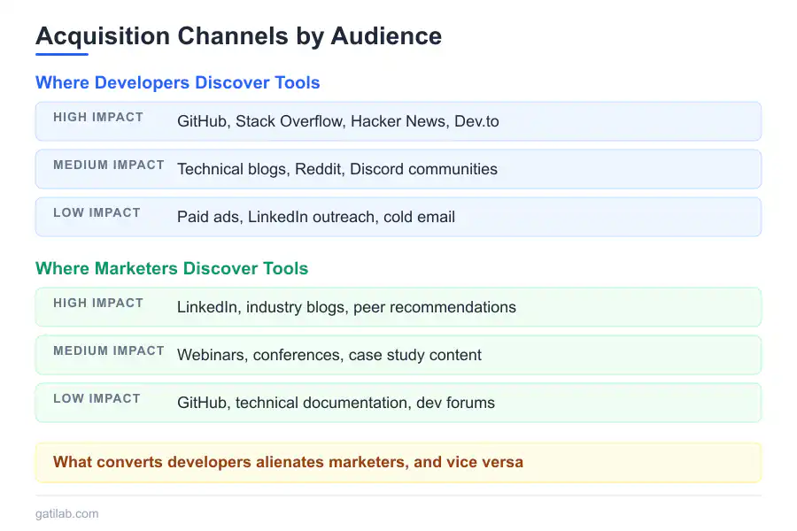 Selling to Developers vs Marketers - Infographic 3