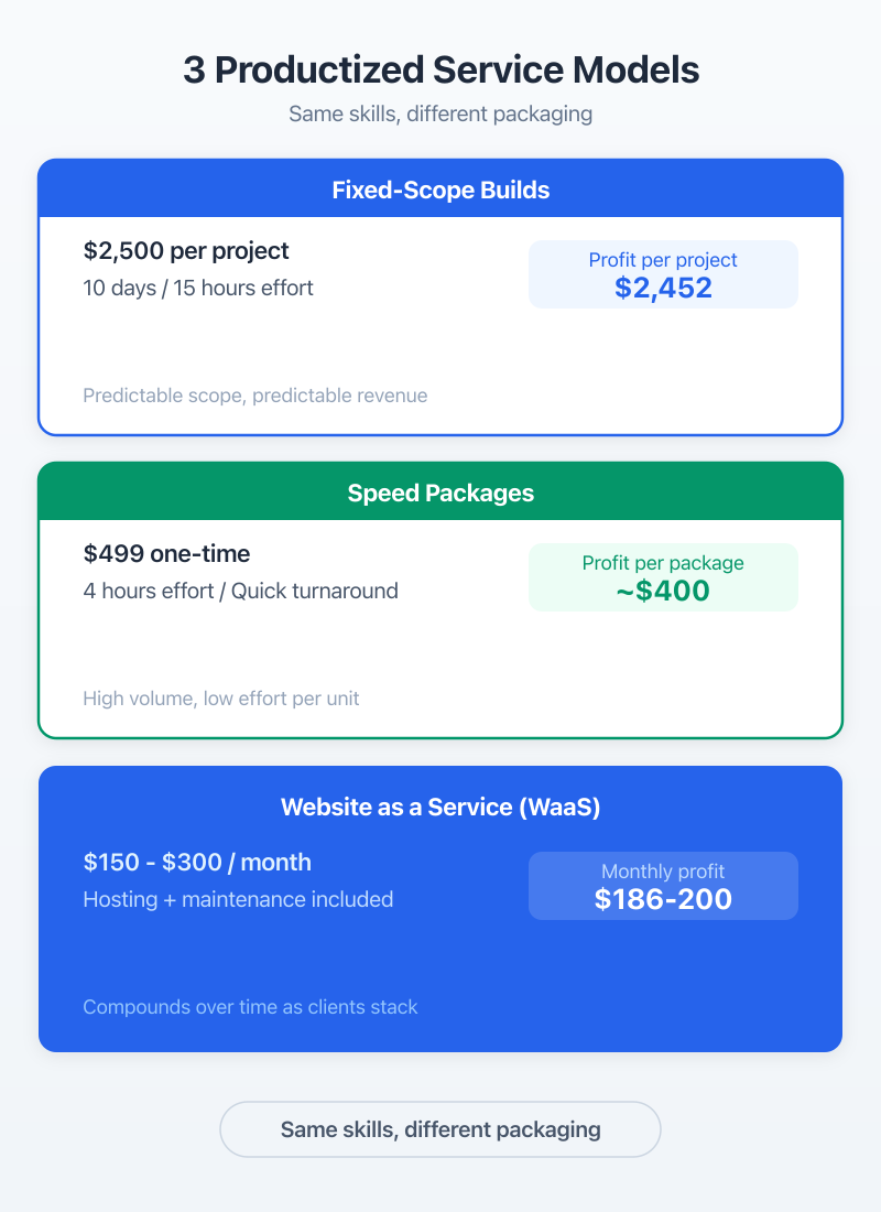 Three Productized Models
