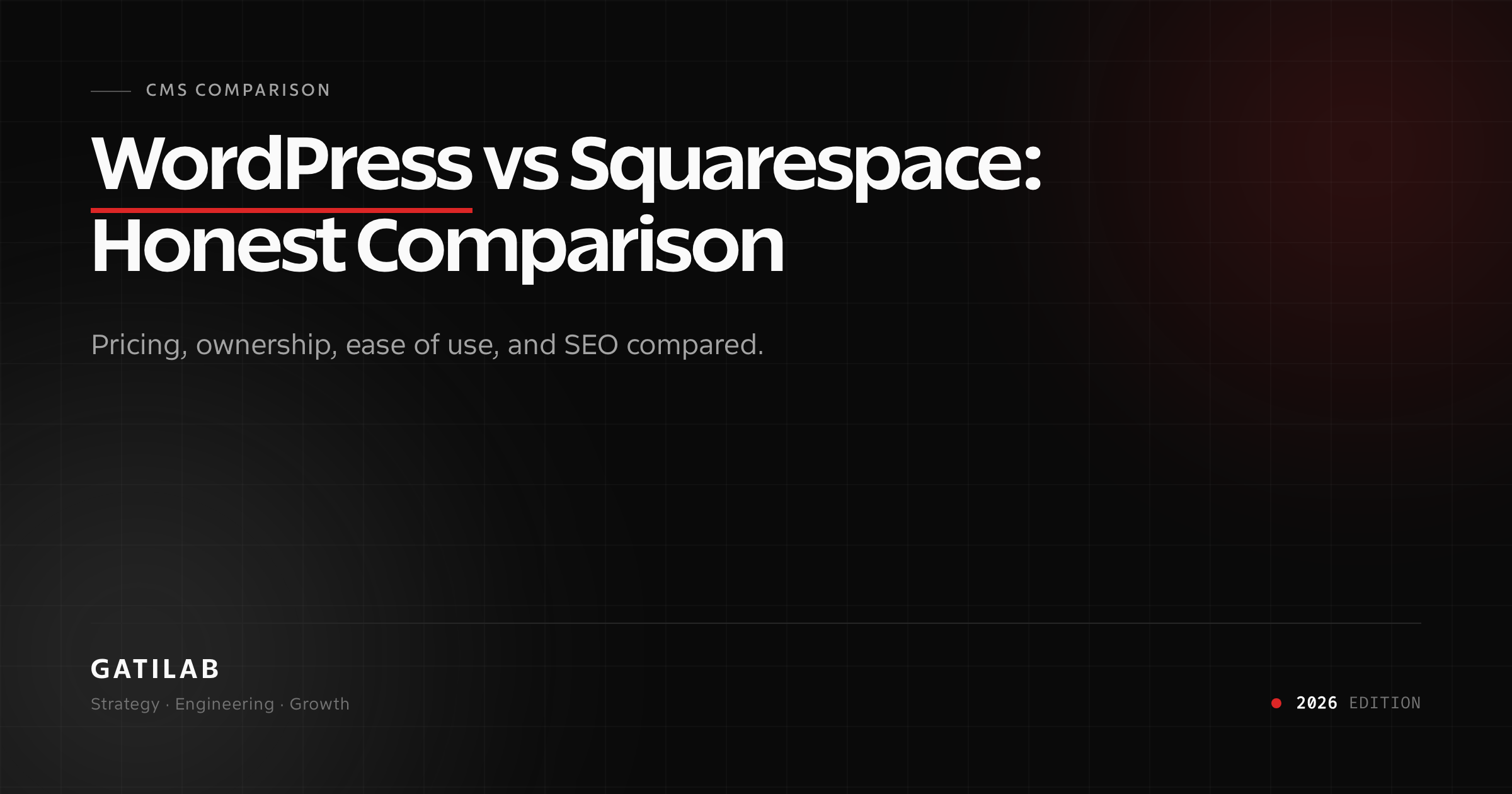 CMS Comparison — WordPress vs Squarespace: Honest Comparison (2026)