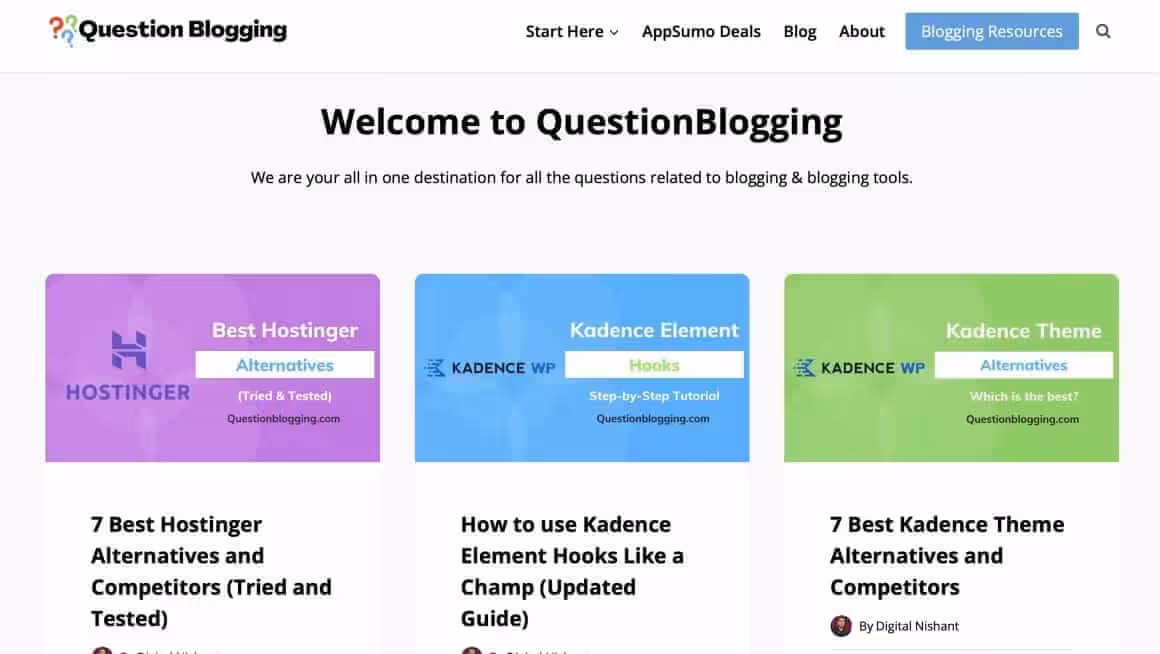 QuestionBlogging